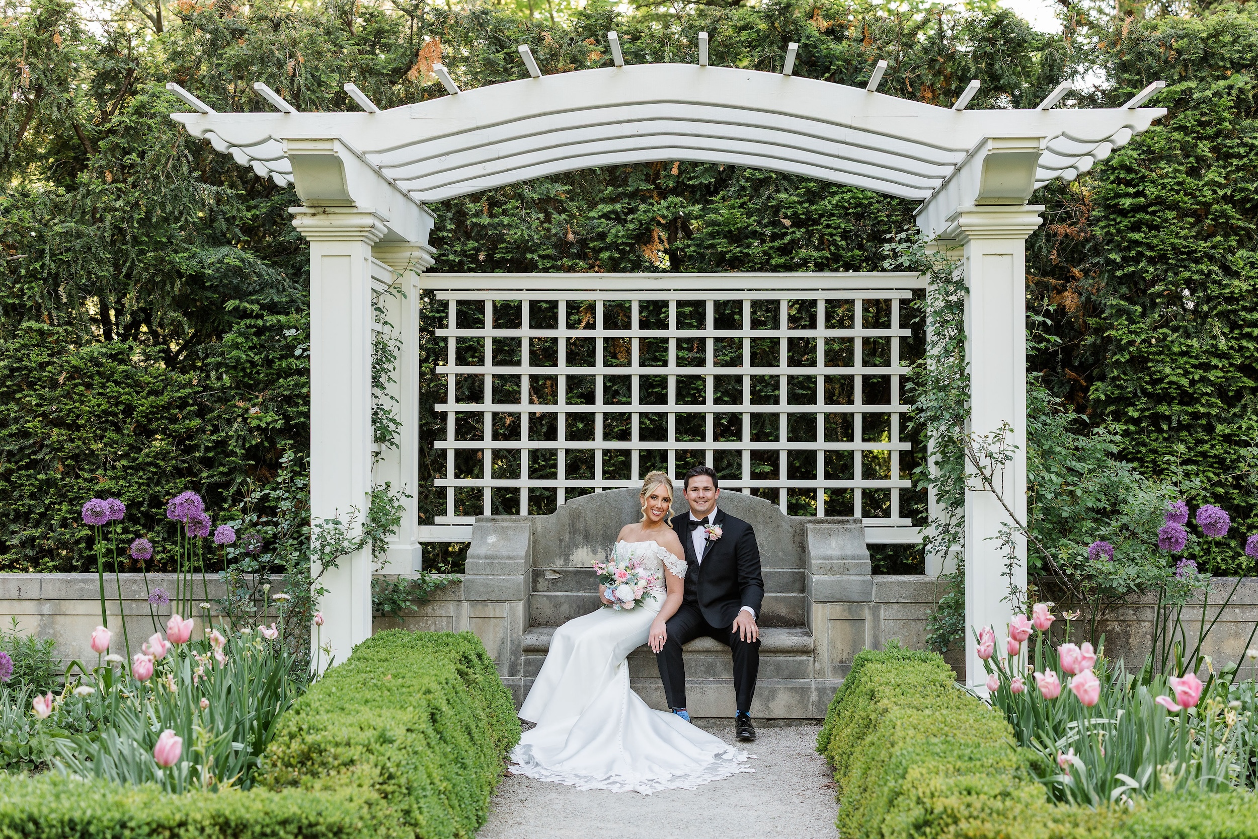 Formal Garden Wedding at IMA